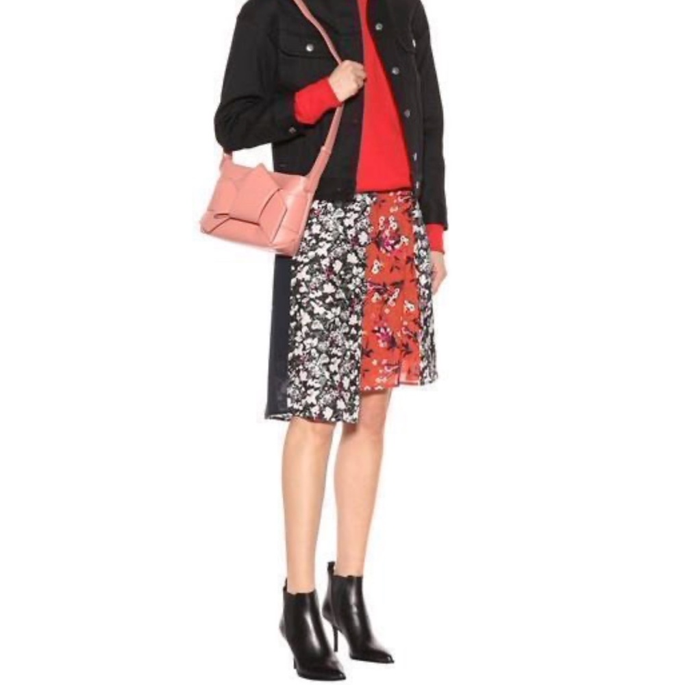Acne Studios Hamni print/mixed print hi/lo skirt Sz 32/US 0 or 2